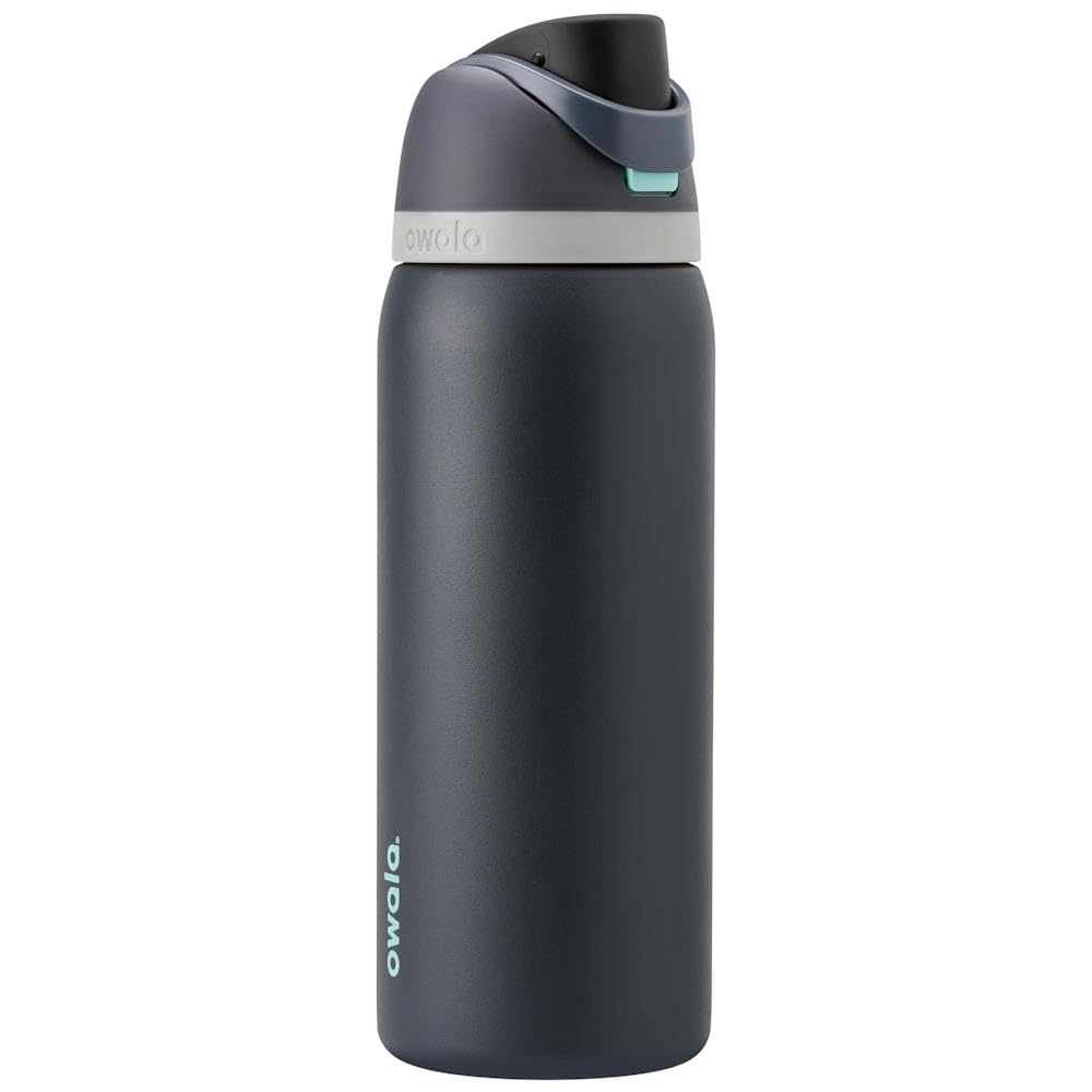 Owala FreeSip Insulated Stainless Steel Water Bottle with Straw, BPA-Free Sports Water Bottle, Great for Travel, 24 Oz, Denim