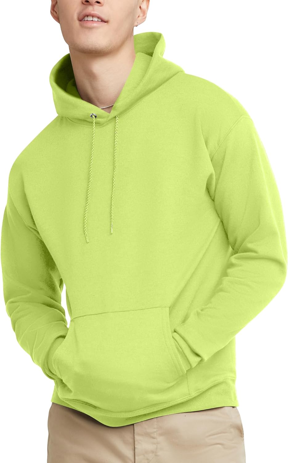 Hanes EcoSmart Hoodie, Midweight Fleece, Pullover Hooded Sweatshirt for Men